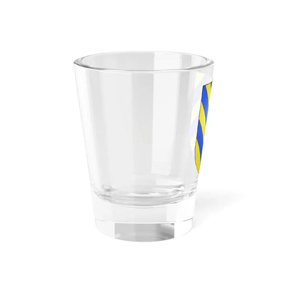 Blason Es famille Bizcarret Navarre (Spain) (Coat of Arms) Shot Glass 1.5oz - Go Mug Yourself