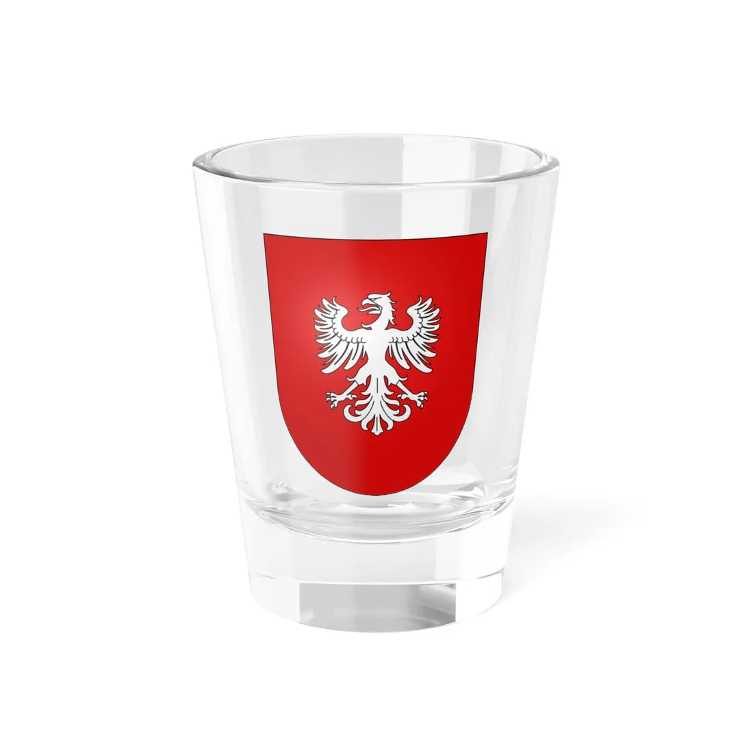 Blason Es famille Boneta Navarre (Spain) (Coat of Arms) Shot Glass 1.5oz 1.5oz - Go Mug Yourself