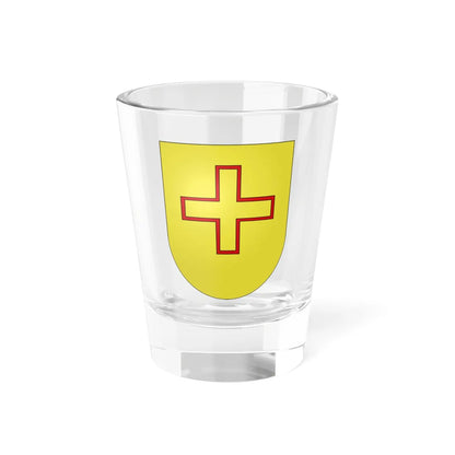 Blason Es famille Bosquet Navarre (Spain) (Coat of Arms) Shot Glass 1.5oz 1.5oz - Go Mug Yourself