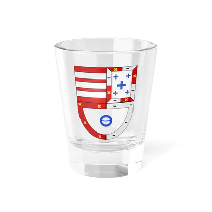 Blason Es famille Caparroso Navarre (Spain) (Coat of Arms) Shot Glass 1.5oz 1.5oz - Go Mug Yourself