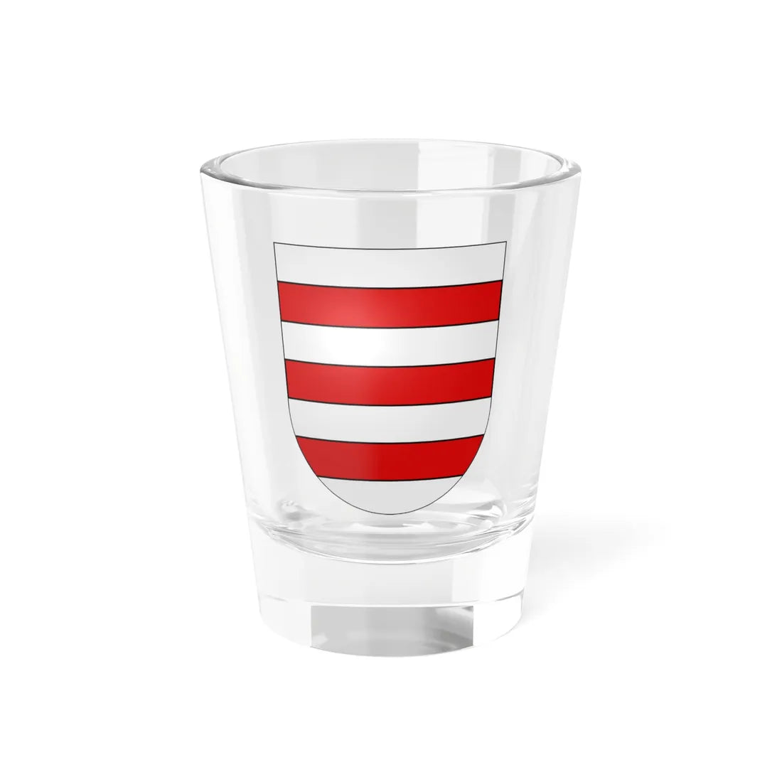 Blason Es famille Cemborain Navarre (Spain) (Coat of Arms) Shot Glass 1.5oz 1.5oz - Go Mug Yourself
