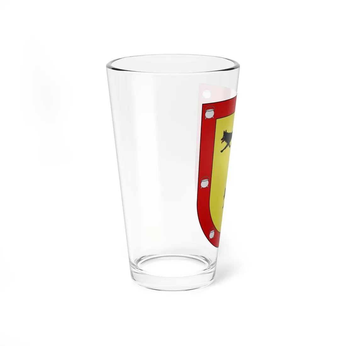 Blason Es famille Cia Navarre (Spain) (Coat of Arms) Pint Glass 16oz - Go Mug Yourself