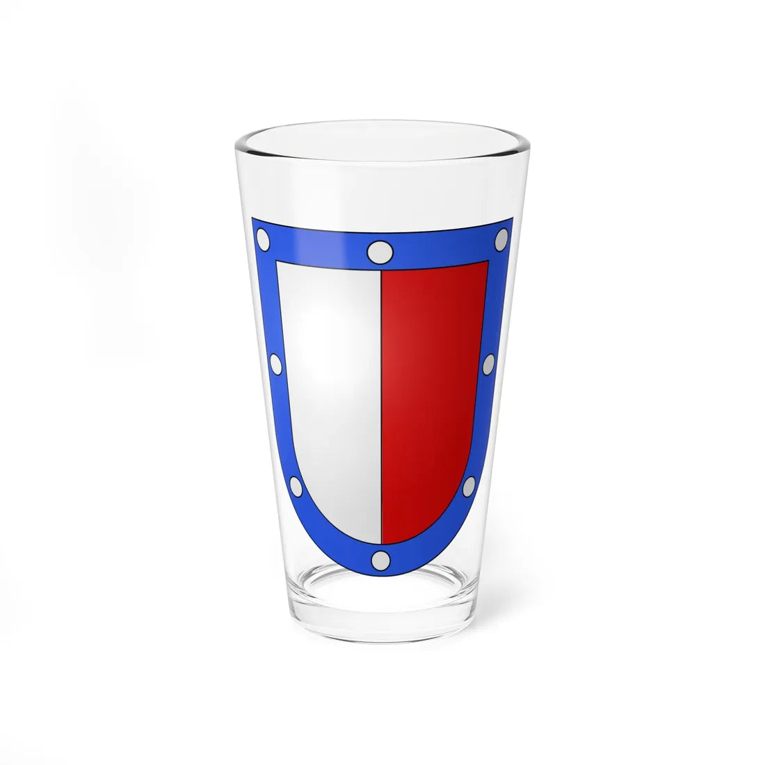 Blason Es famille Corella Navarre (Spain) (Coat of Arms) Pint Glass 16oz 16oz - Go Mug Yourself