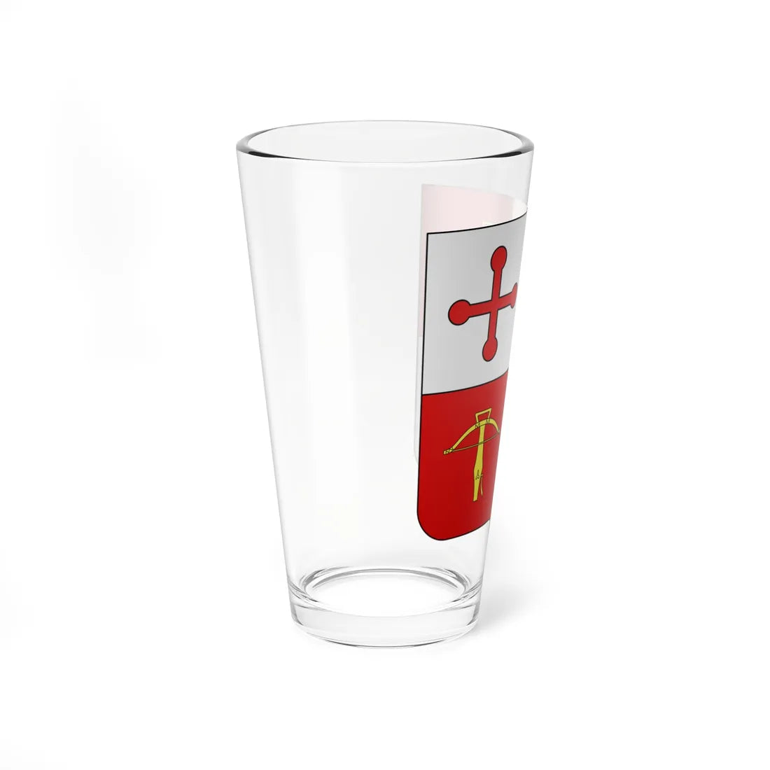 Blason Es famille Donguillen Navarre (Spain) (Coat of Arms) Pint Glass 16oz - Go Mug Yourself