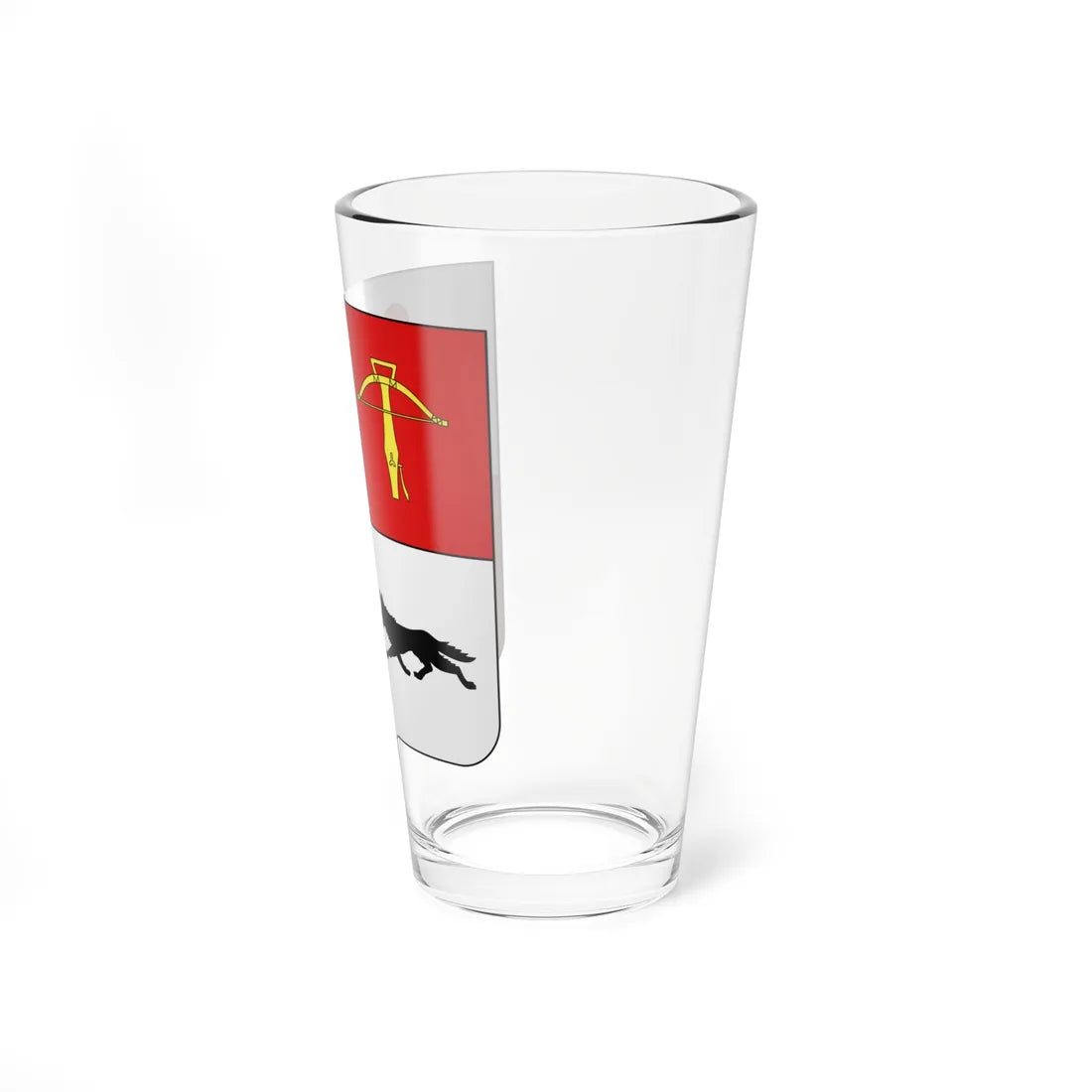 Blason Es famille Donguillen Navarre (Spain) (Coat of Arms) Pint Glass 16oz - Go Mug Yourself