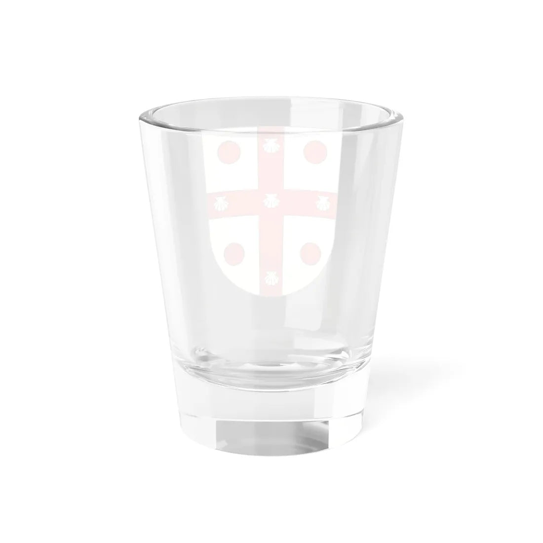 Blason Es famille Echague Navarre (Spain) (Coat of Arms) Shot Glass 1.5oz - Go Mug Yourself