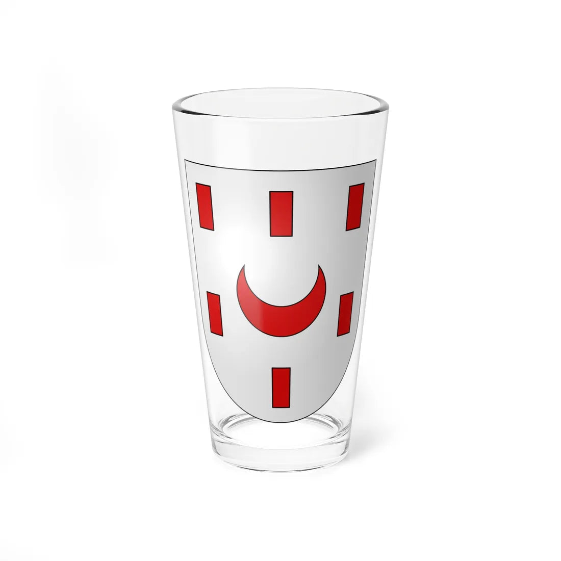 Blason Es famille Echaurri Navarre (Spain) (Coat of Arms) Pint Glass 16oz 16oz - Go Mug Yourself