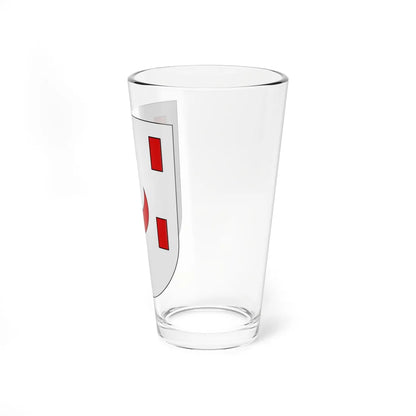 Blason Es famille Echaurri Navarre (Spain) (Coat of Arms) Pint Glass 16oz - Go Mug Yourself