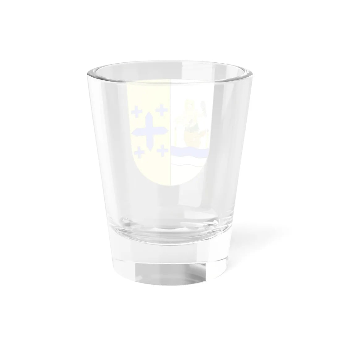 Blason Es famille Egues Pedro Navarre (Spain) (Coat of Arms) Shot Glass 1.5oz - Go Mug Yourself