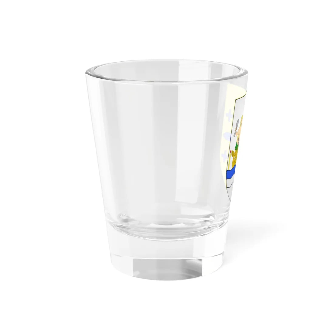 Blason Es famille Egues Pedro Navarre (Spain) (Coat of Arms) Shot Glass 1.5oz - Go Mug Yourself