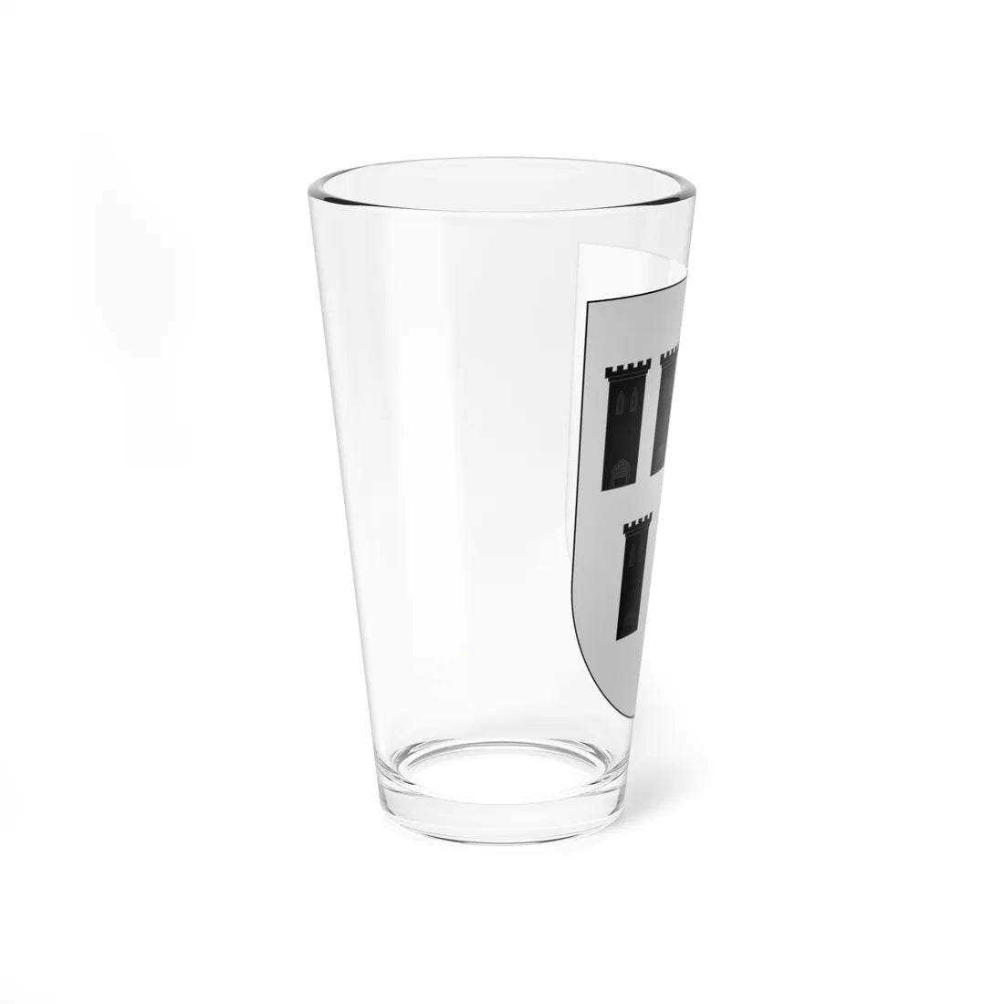 Blason Es famille Eguina Navarre (Spain) (Coat of Arms) Pint Glass 16oz - Go Mug Yourself