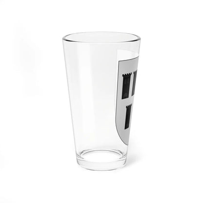 Blason Es famille Eguina Navarre (Spain) (Coat of Arms) Pint Glass 16oz - Go Mug Yourself