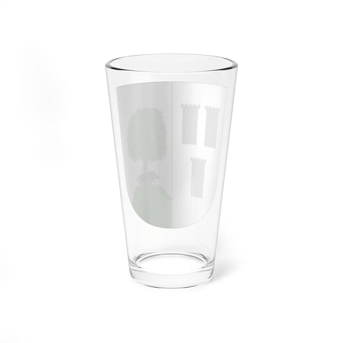 Blason Es famille Eguina Navarre (Spain) (Coat of Arms) Pint Glass 16oz - Go Mug Yourself