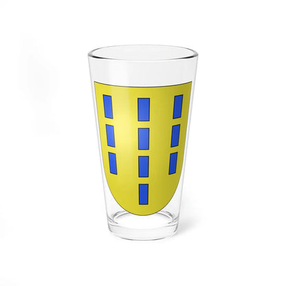 Blason Es famille Elcarte Navarre (Spain) (Coat of Arms) Pint Glass 16oz - Go Mug Yourself