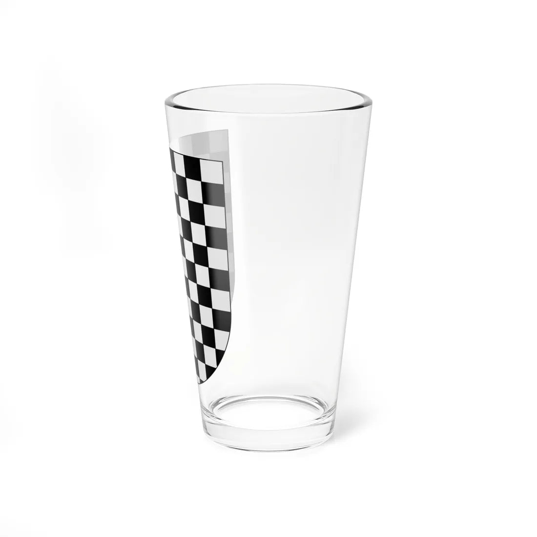 Blason Es famille Enzeña Baztan (Spain) (Coat of Arms) Pint Glass 16oz - Go Mug Yourself