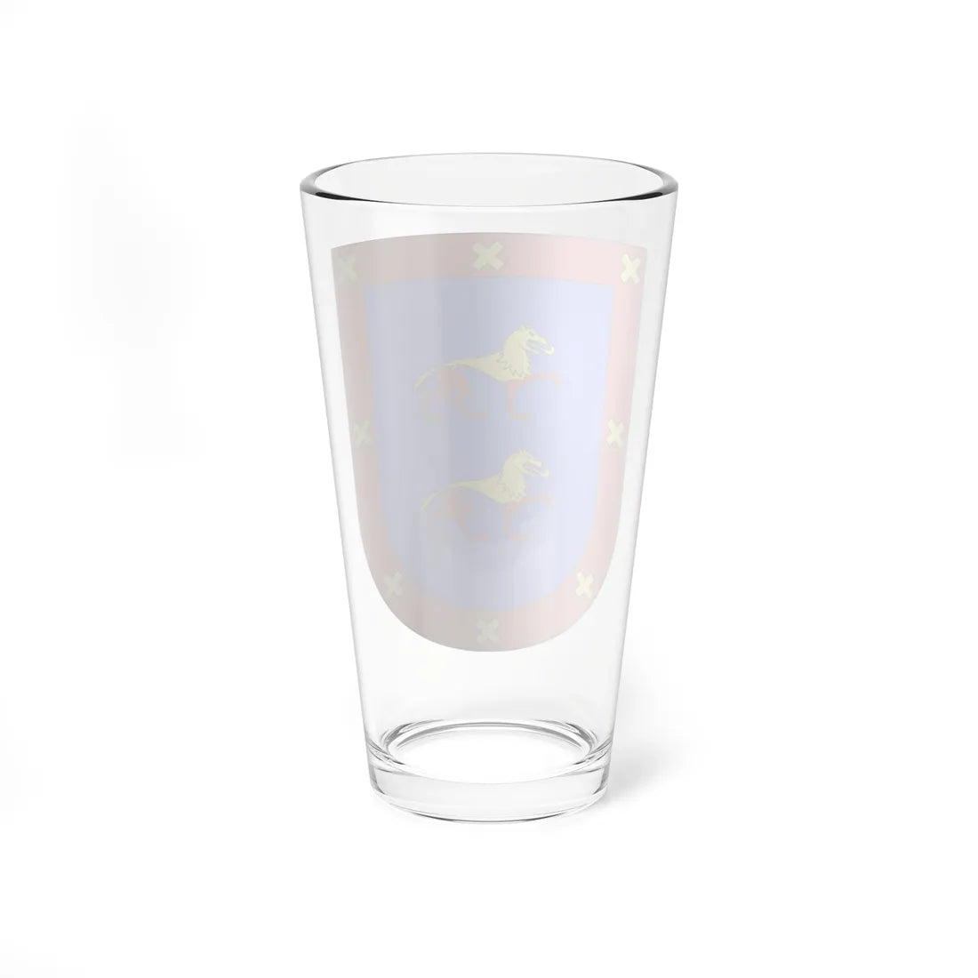 Blason Es famille Eulate Navarre (Spain) (Coat of Arms) Pint Glass 16oz - Go Mug Yourself