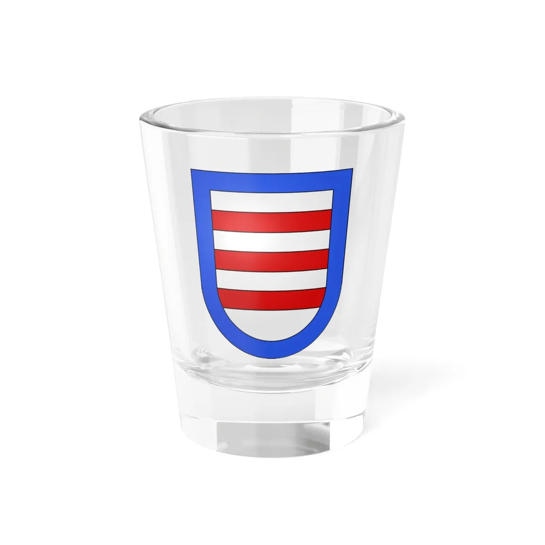Blason Es famille Garinoain Navarre (Spain) (Coat of Arms) Shot Glass 1.5oz 1.5oz - Go Mug Yourself