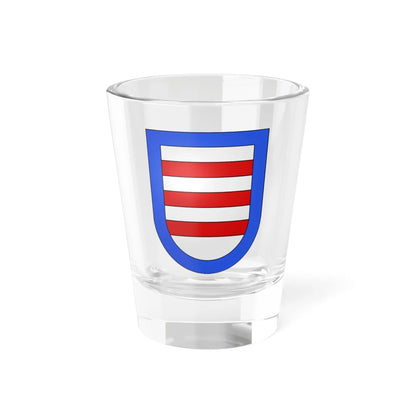 Blason Es famille Garinoain Navarre (Spain) (Coat of Arms) Shot Glass 1.5oz 1.5oz - Go Mug Yourself