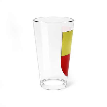 Blason Es famille Gontaut-Saint-Geniez Navarre (Spain) (Coat of Arms) Pint Glass 16oz - Go Mug Yourself