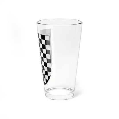 Blason Es famille Huarte Baztan (Spain) (Coat of Arms) Pint Glass 16oz - Go Mug Yourself