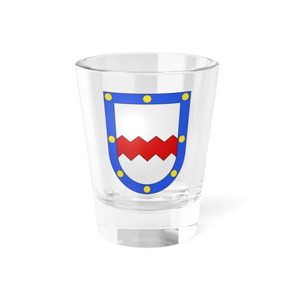 Blason Es famille Ibiricu Navarre (Spain) (Coat of Arms) Shot Glass 1.5oz 1.5oz - Go Mug Yourself