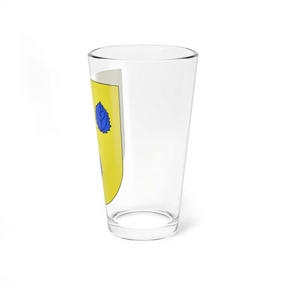 Blason Es famille Idoyeta Navarre (Spain) (Coat of Arms) Pint Glass 16oz - Go Mug Yourself