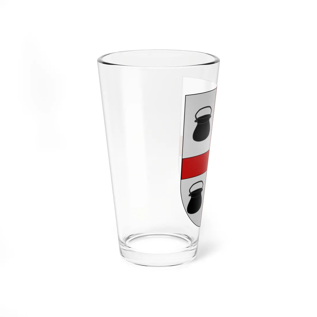 Blason Es famille Iguzquiza Navarre (Spain) (Coat of Arms) Pint Glass 16oz - Go Mug Yourself