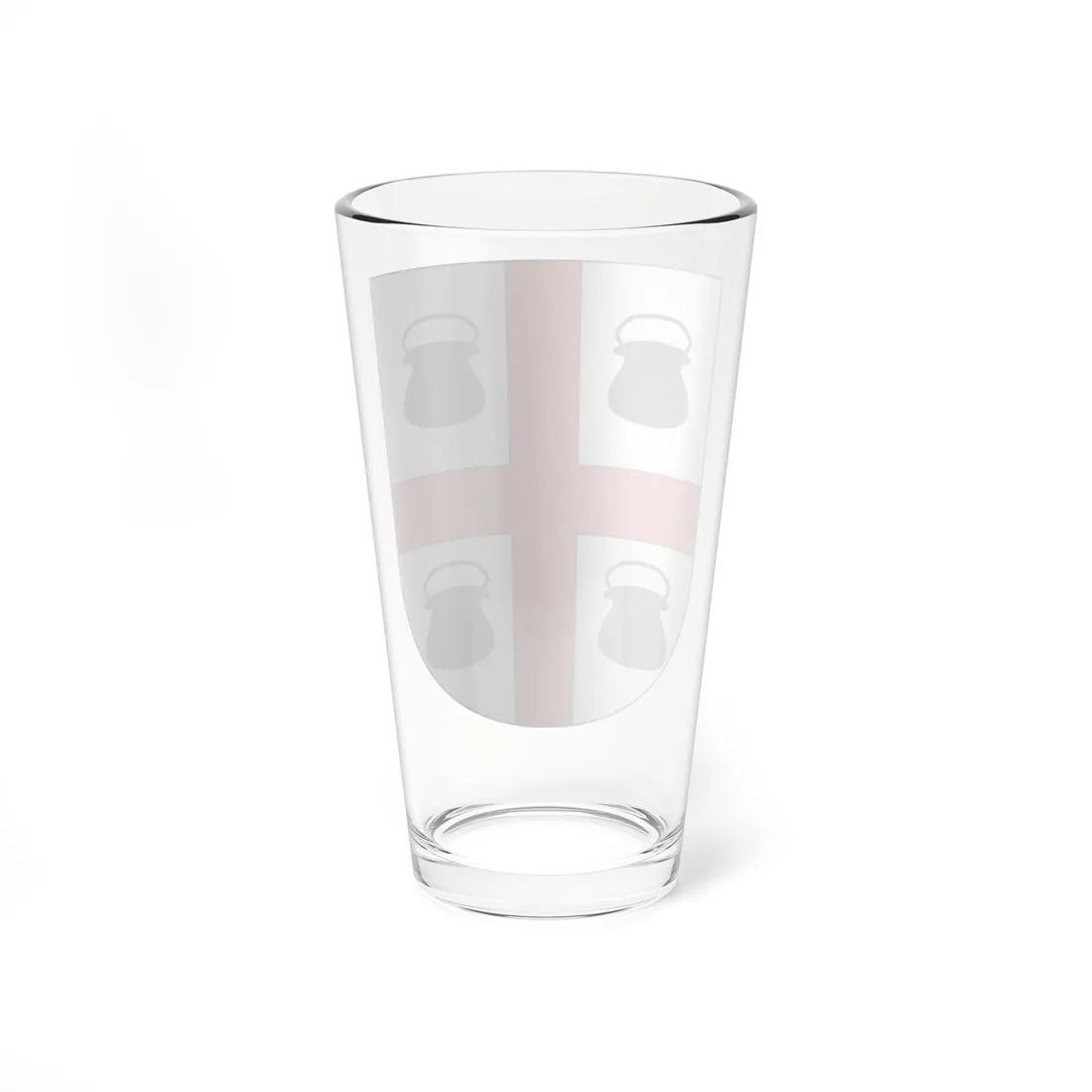 Blason Es famille Iguzquiza Navarre (Spain) (Coat of Arms) Pint Glass 16oz - Go Mug Yourself