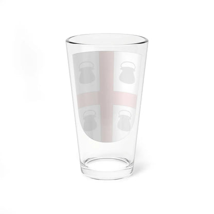 Blason Es famille Iguzquiza Navarre (Spain) (Coat of Arms) Pint Glass 16oz - Go Mug Yourself