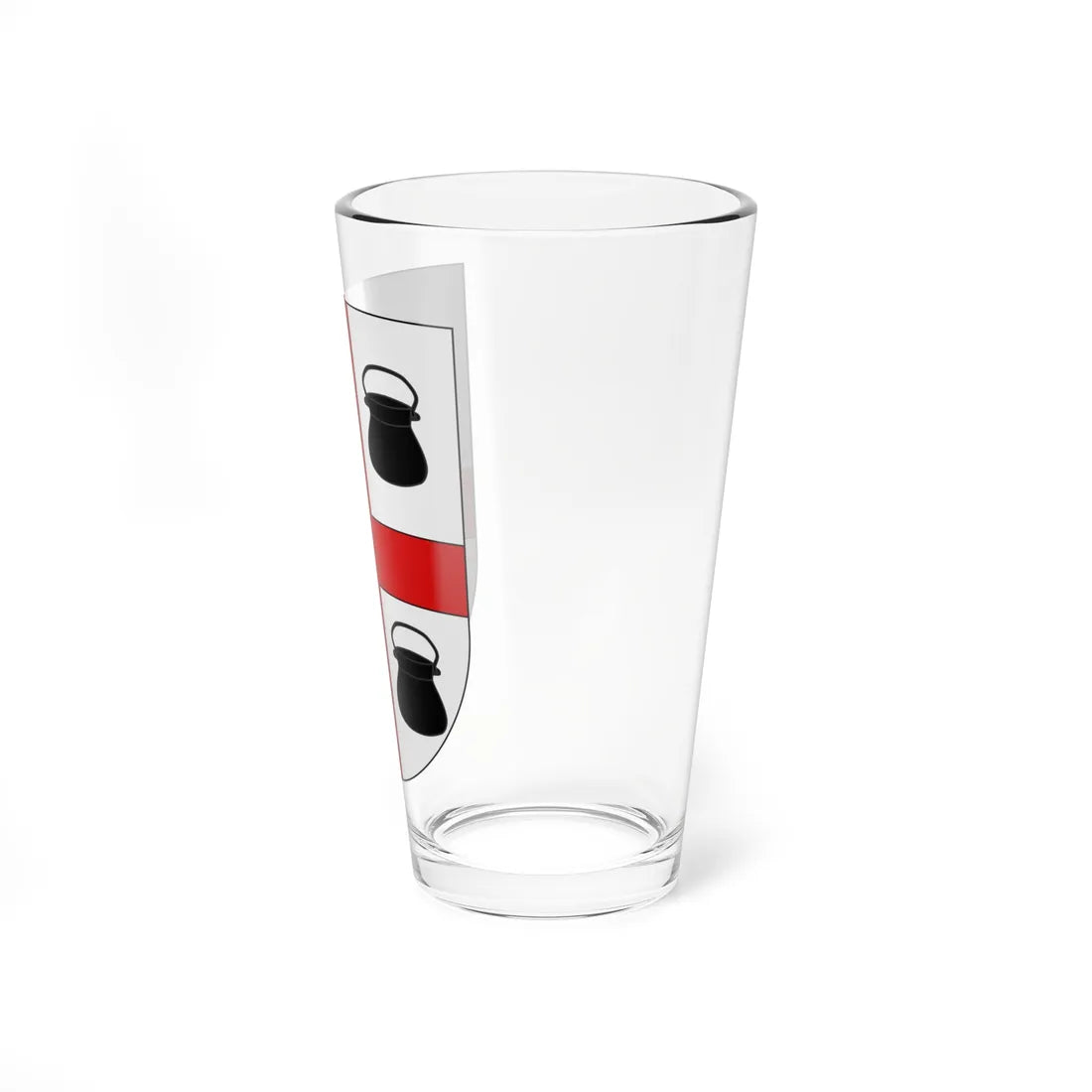 Blason Es famille Iguzquiza Navarre (Spain) (Coat of Arms) Pint Glass 16oz - Go Mug Yourself