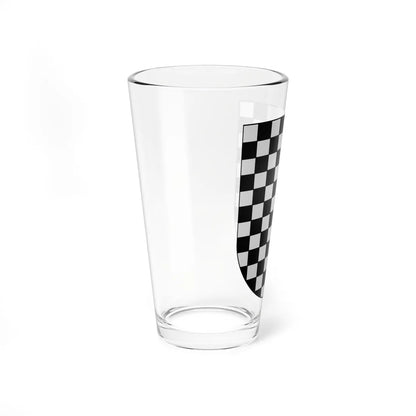 Blason Es famille Irauzo Baztan (Spain) (Coat of Arms) Pint Glass 16oz - Go Mug Yourself
