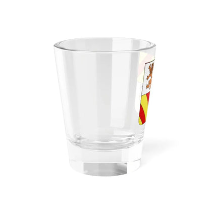 Blason Es famille Izco Navarre (Spain) (Coat of Arms) Shot Glass 1.5oz - Go Mug Yourself