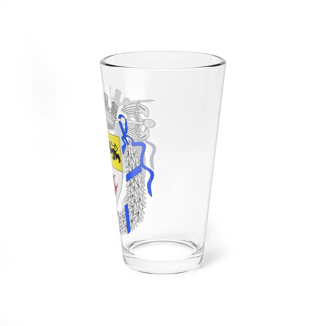Blason et ornements ville fr Dunkerque-Empire Nord2 (France) (Coat of Arms) Pint Glass 16oz - Go Mug Yourself