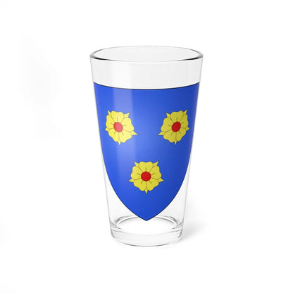 Blason Etienne de Cosington selon Gelre (England) (Coat of Arms) Pint Glass 16oz 16oz - Go Mug Yourself