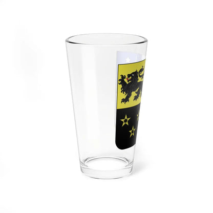 Blason fam be Herwyn (Belgium) (Coat of Arms) Pint Glass 16oz - Go Mug Yourself