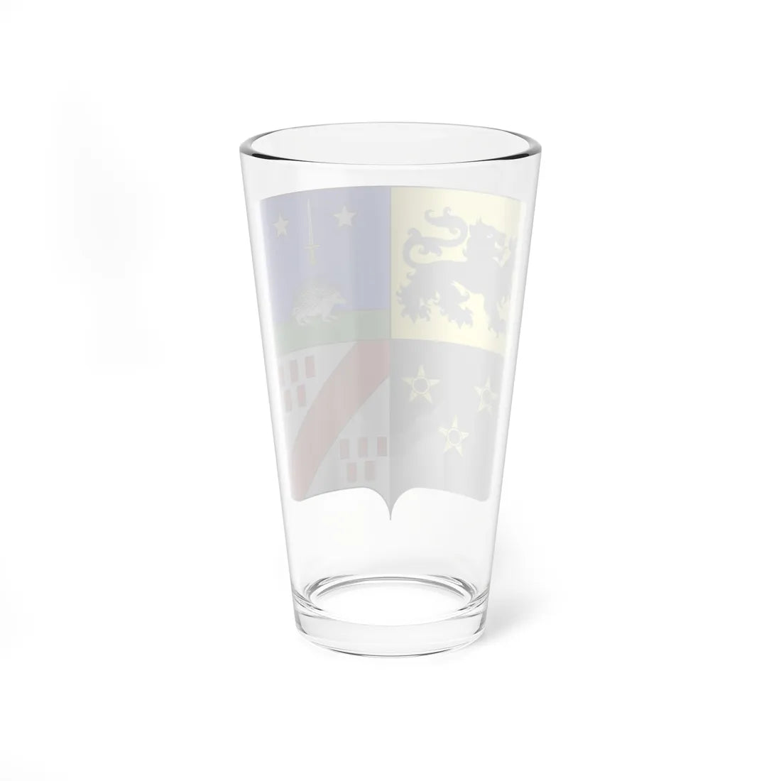 Blason fam be Herwyn (Belgium) (Coat of Arms) Pint Glass 16oz - Go Mug Yourself