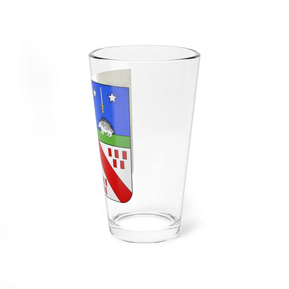 Blason fam be Herwyn (Belgium) (Coat of Arms) Pint Glass 16oz - Go Mug Yourself