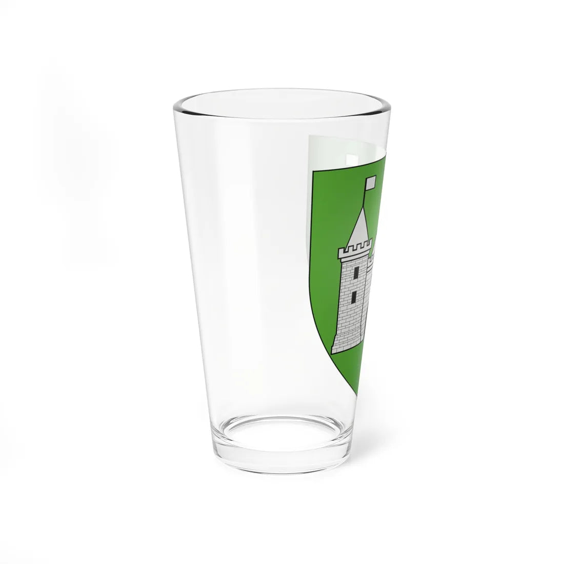 Blason fam fr Aboville d (France) (Coat of Arms) Pint Glass 16oz - Go Mug Yourself