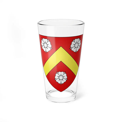 Blason fam fr adam2 (France) (Coat of Arms) Pint Glass 16oz 16oz - Go Mug Yourself