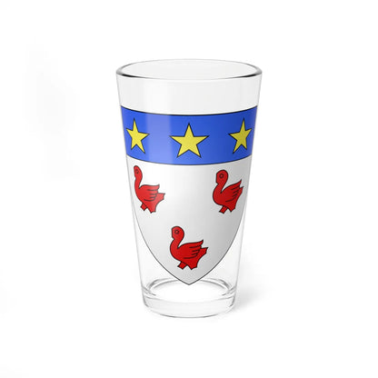 Blason fam fr Allain (France) (Coat of Arms) Pint Glass 16oz 16oz - Go Mug Yourself