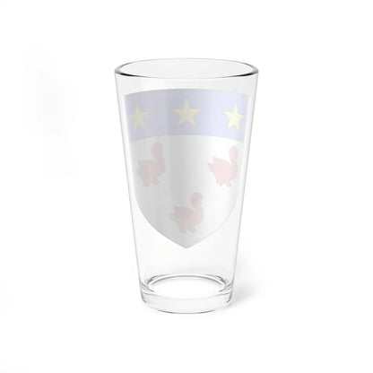 Blason fam fr Allain (France) (Coat of Arms) Pint Glass 16oz - Go Mug Yourself