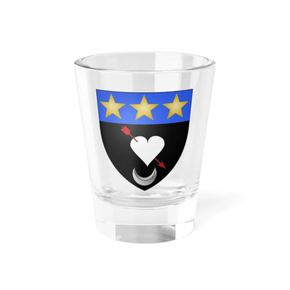 Blason fam fr Anthoine de Saint-Joseph (France) (Coat of Arms) Shot Glass 1.5oz 1.5oz - Go Mug Yourself