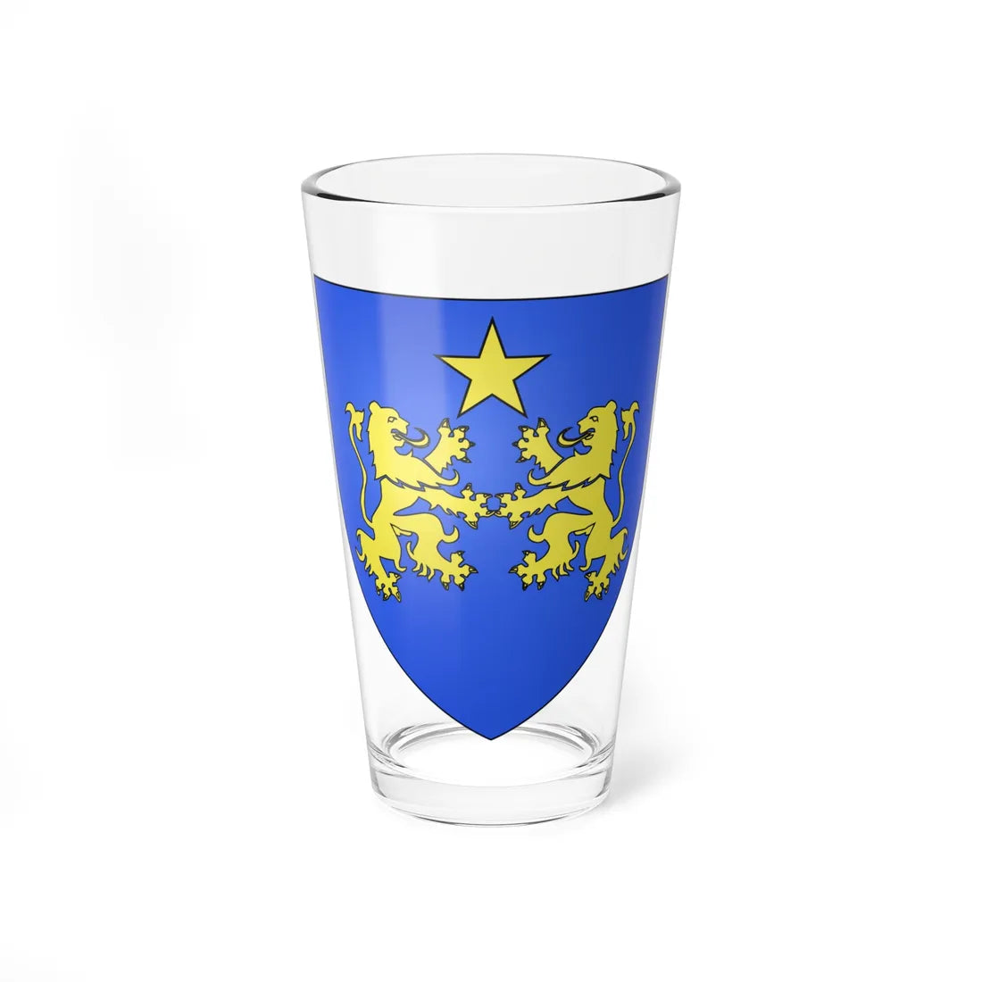 Blason fam fr dAllemagne de Provence (France) (Coat of Arms) Pint Glass 16oz - Go Mug Yourself