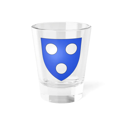 Blason fam fr dAmerval de Fresne (France) (Coat of Arms) Shot Glass 1.5oz 1.5oz - Go Mug Yourself