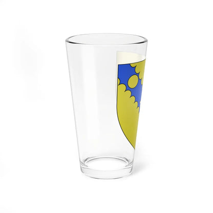 Blason fam irl-fr Clarke (Ireland) (Coat of Arms) Pint Glass 16oz - Go Mug Yourself