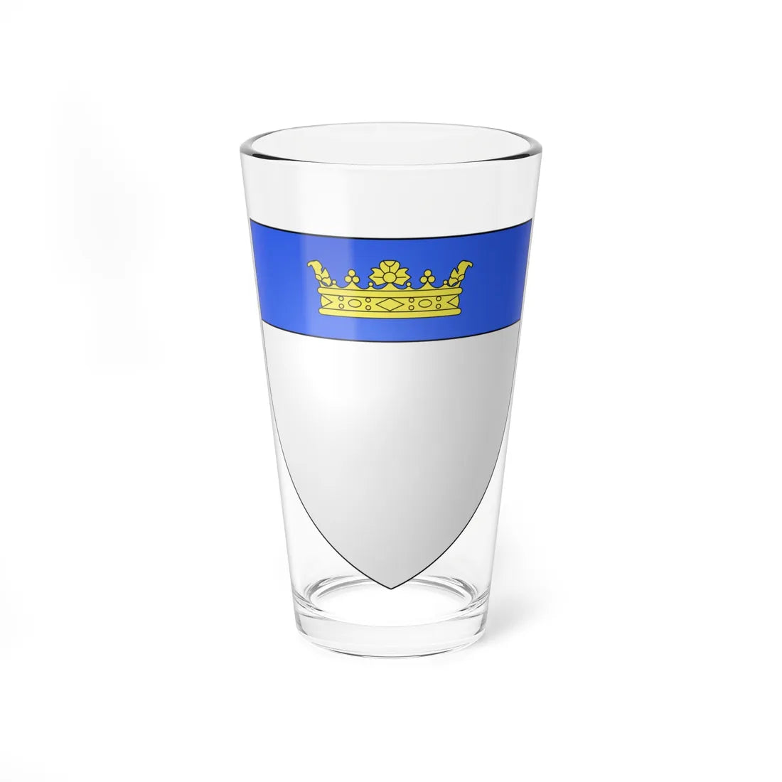 Blason fam it Saluzzo del Castellar (Italy) (Coat of Arms) Pint Glass 16oz 16oz - Go Mug Yourself