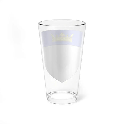 Blason fam it Saluzzo del Castellar (Italy) (Coat of Arms) Pint Glass 16oz - Go Mug Yourself