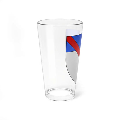 Blason fam it Saluzzo di Matone (Italy) (Coat of Arms) Pint Glass 16oz - Go Mug Yourself