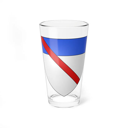 Blason fam it Saluzzo di Matone (Italy) (Coat of Arms) Pint Glass 16oz - Go Mug Yourself