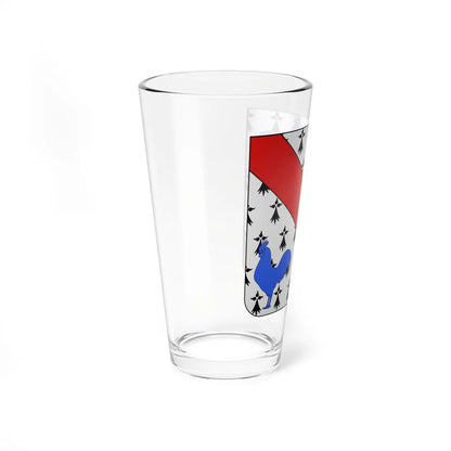 Blason fam uk-fr Law de Lauriston (Scotland) (Coat of Arms) Pint Glass 16oz - Go Mug Yourself